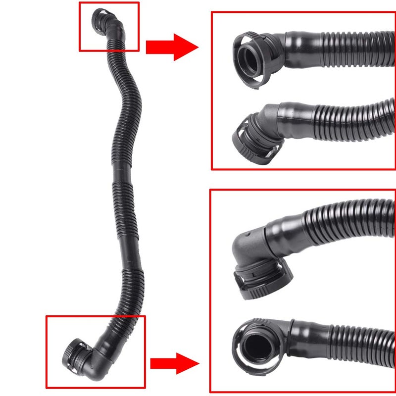 CNUPSM Replace For Secondary Air Pump Injection Hose 06G131127 Compatible with Golf 2.0L Jetta MK4 2.0L (gsaline)/85KW (Not fit 1.8L 1.8T) - Image 4